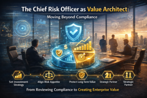Chief Risk Officer as value architect managing enterprise risk and compliance framework