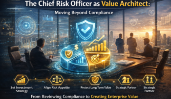Chief Risk Officer as value architect managing enterprise risk and compliance framework